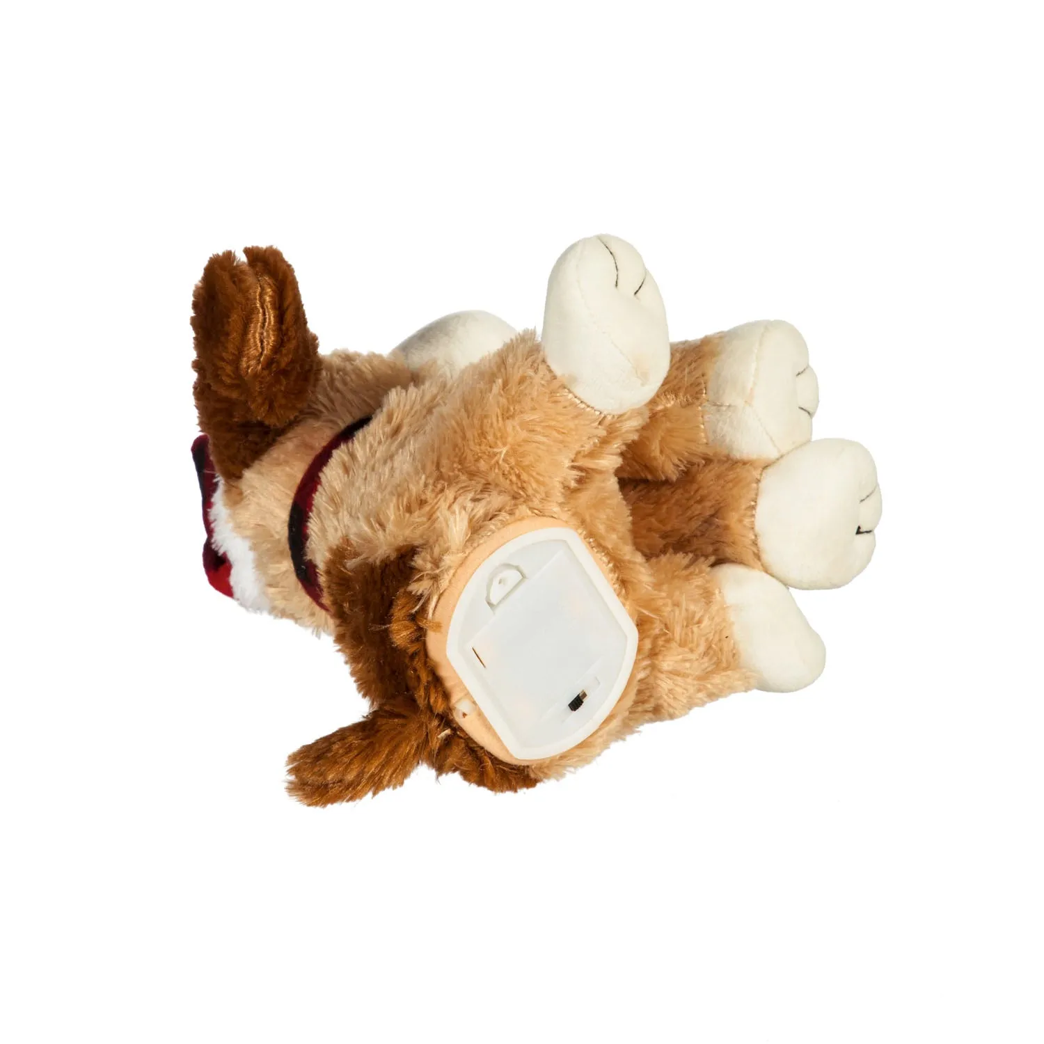 10'' Tall Animated Musical Plush, Wagging Dog with Scarf and Hat,4plsh006