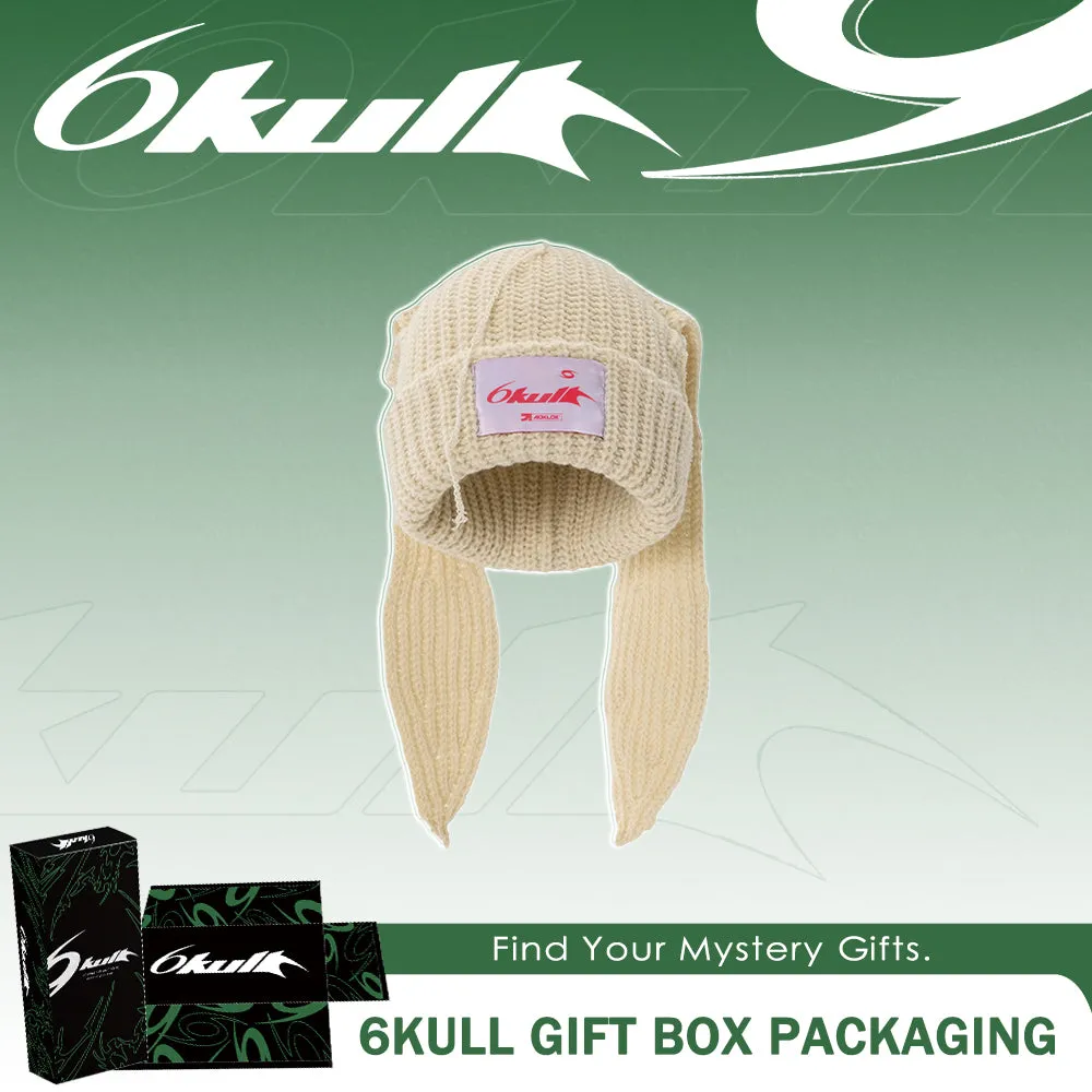 6kull Street Rabbit Knitted Beanie