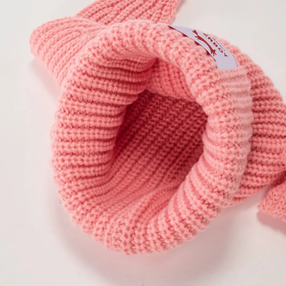 6kull Street Rabbit Knitted Beanie