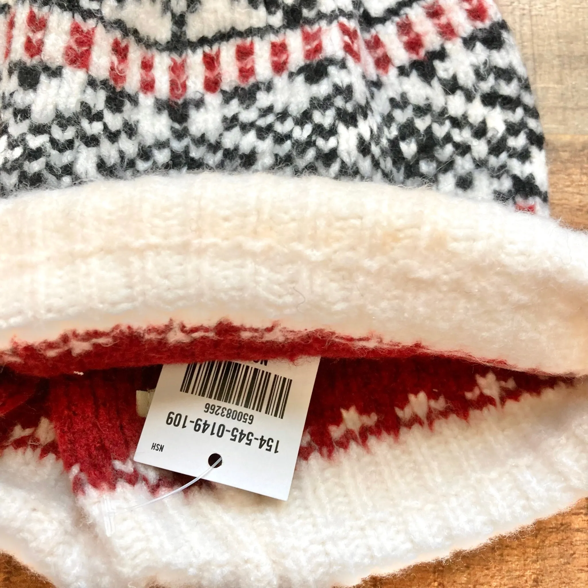 Abercrombie & Fitch Printed Pom Beanie NWT