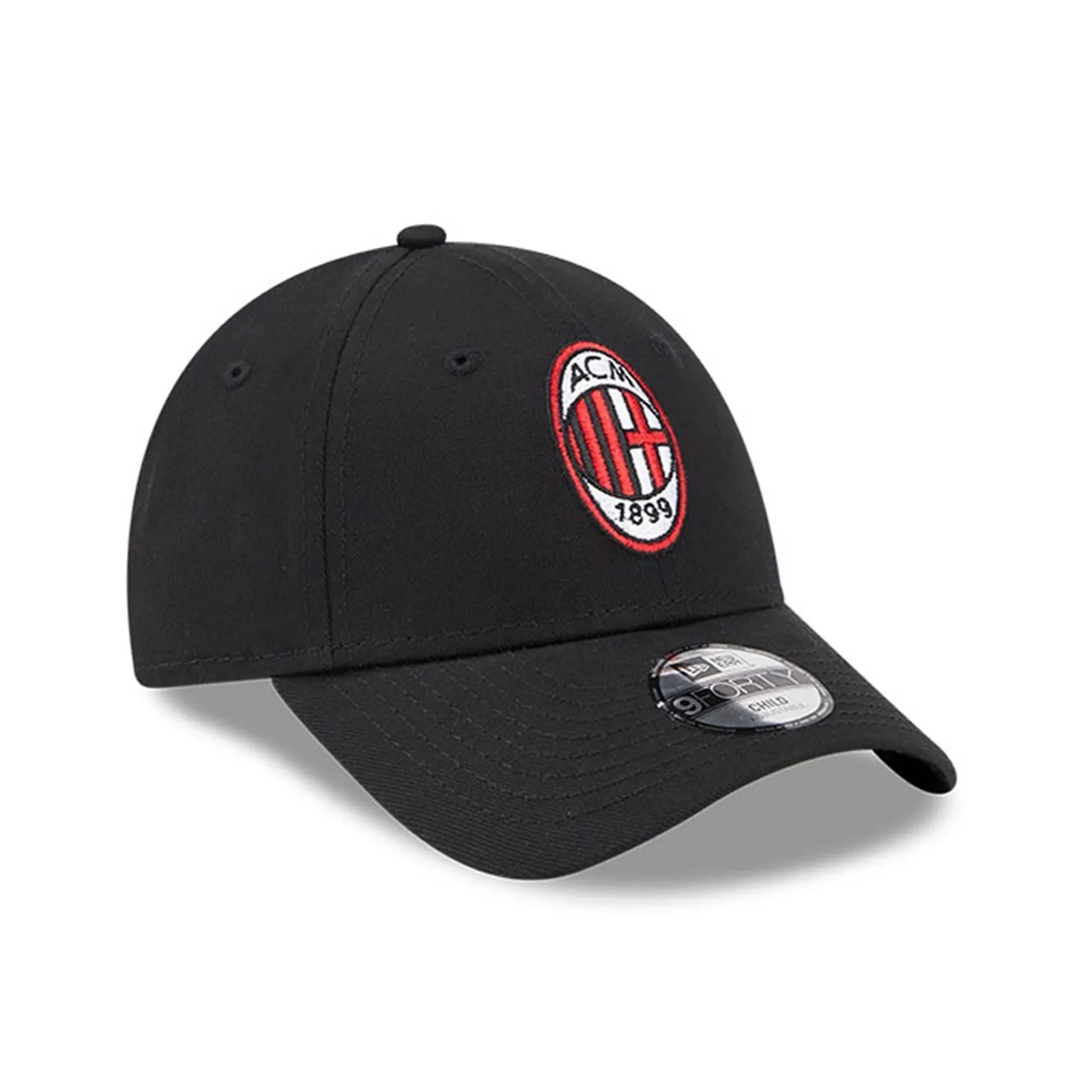 AC Milan Child Black 9FORTY Adjustable Cap