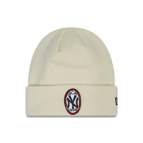 AC Milan x New York Yankees Script Stone Cuff Knit Beanie Hat