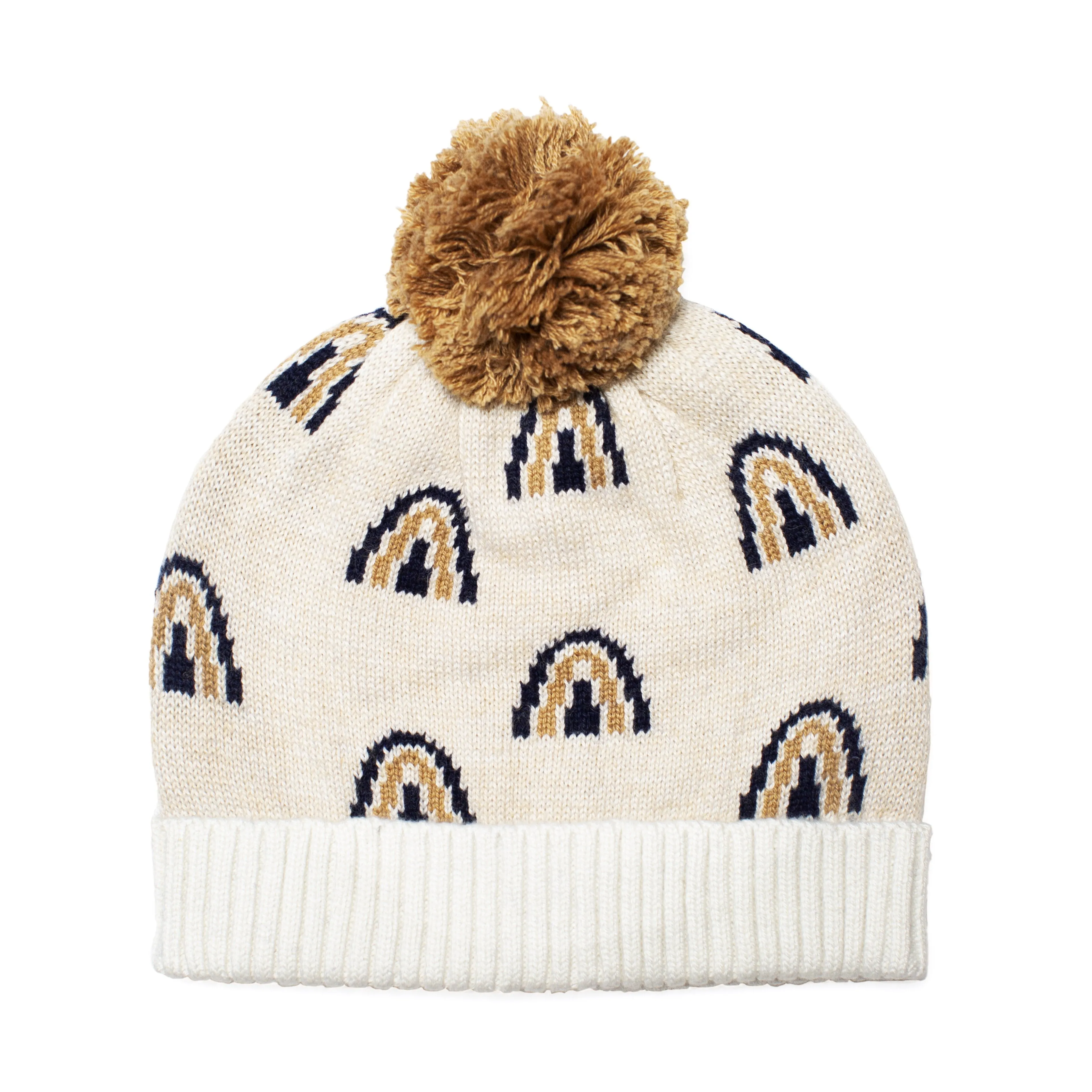 Acorn Rainbow Beanie Oatmeal