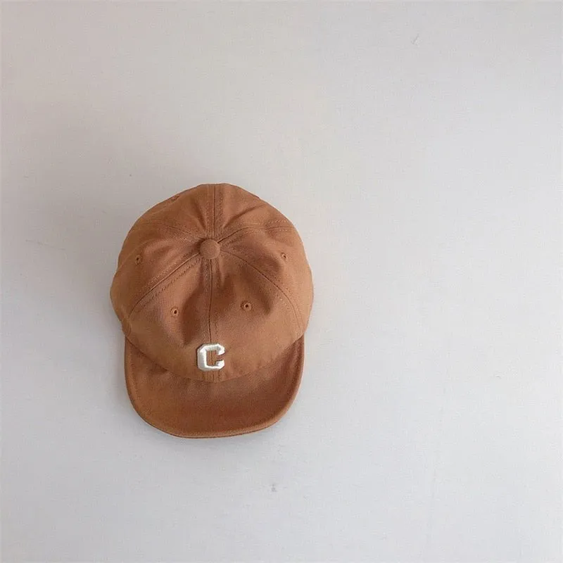 Adjustable Letter Embroidered Cap