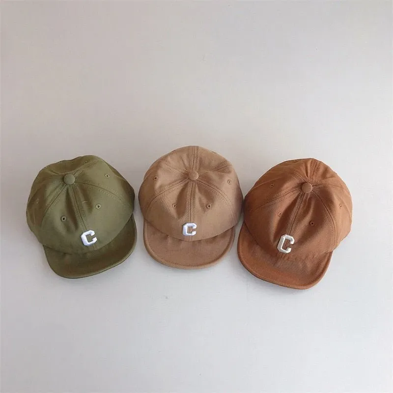 Adjustable Letter Embroidered Cap