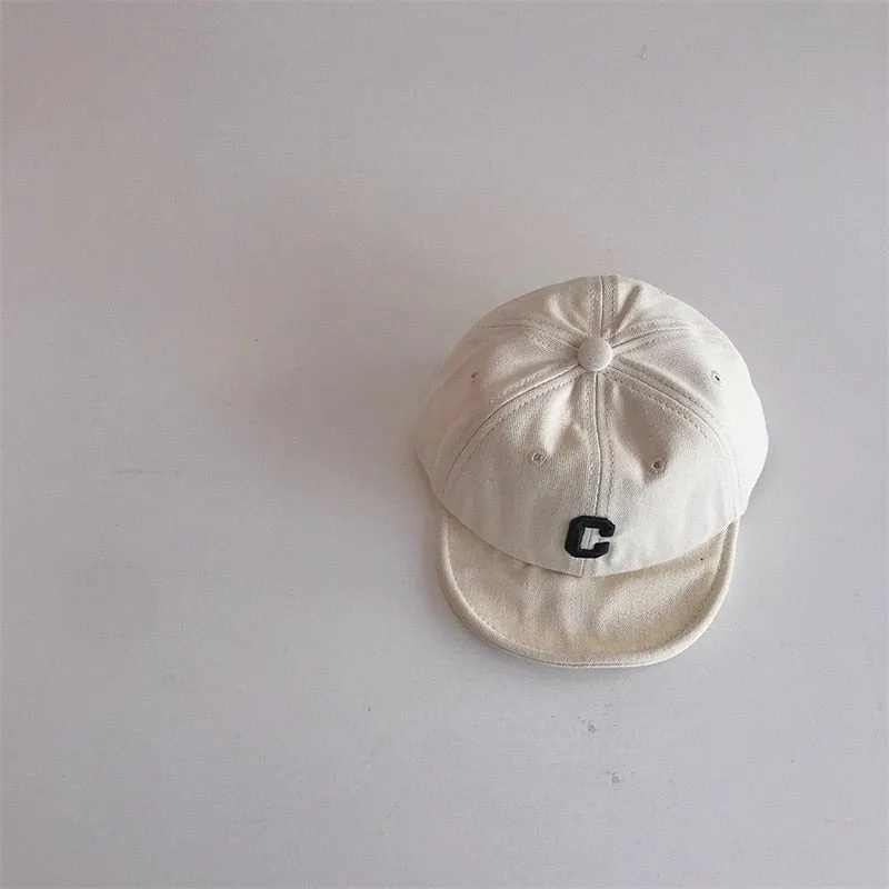 Adjustable Letter Embroidered Cap