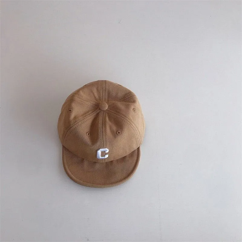 Adjustable Letter Embroidered Cap