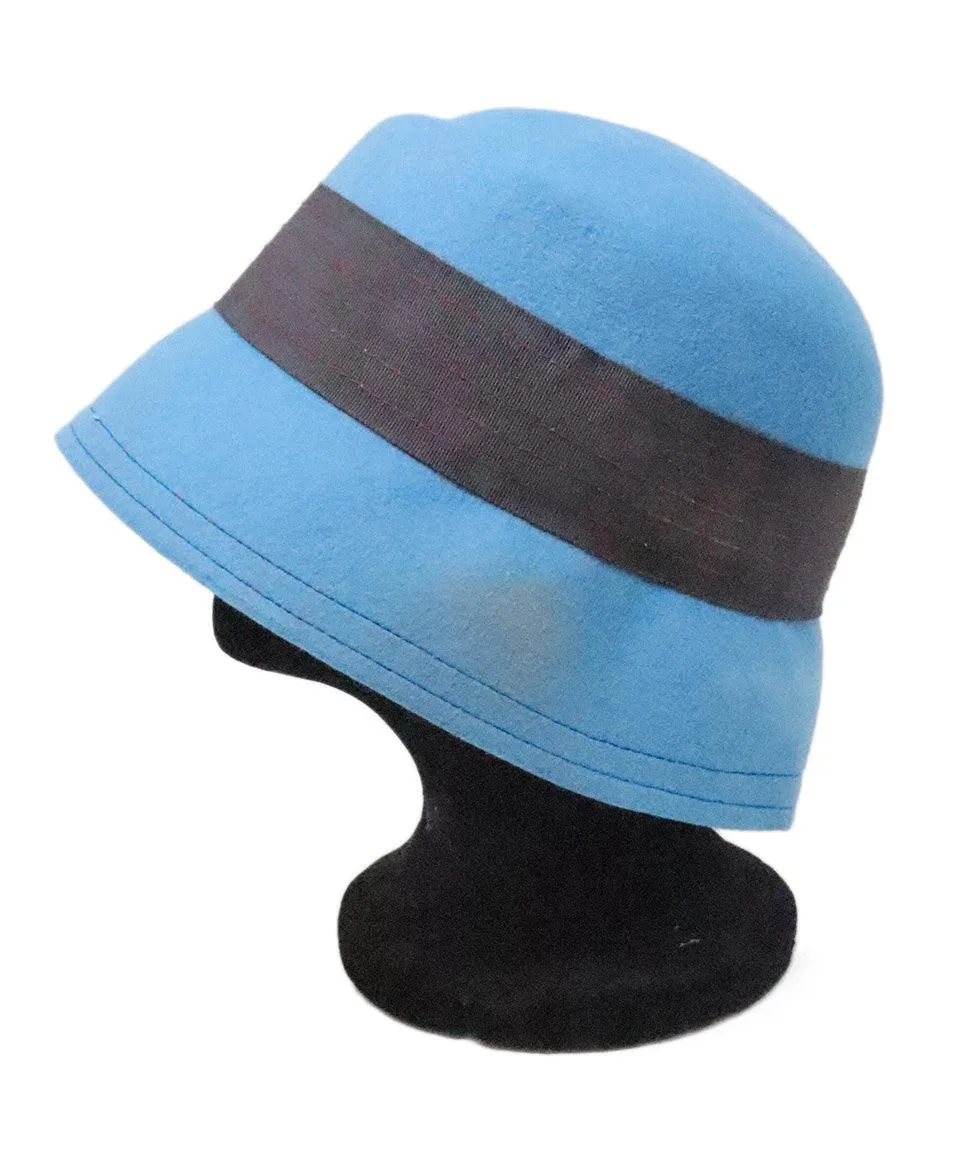 Albertus Swanepoel Blue Felt Hat