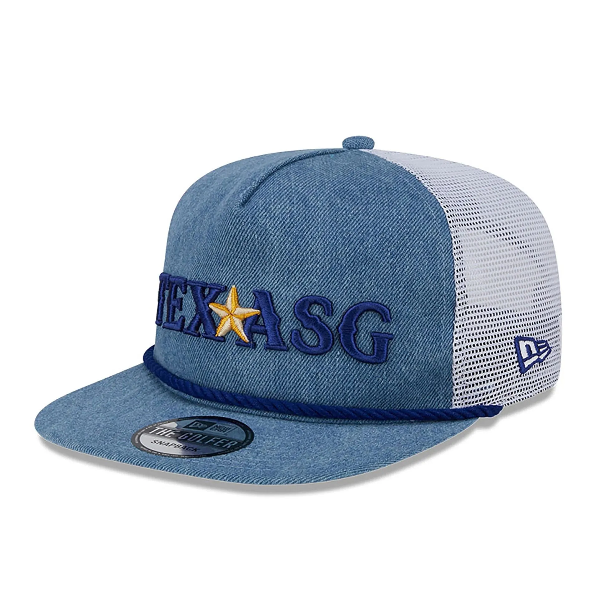 All Star Game MLB All Star Game Word Open Blue Golfer Cap