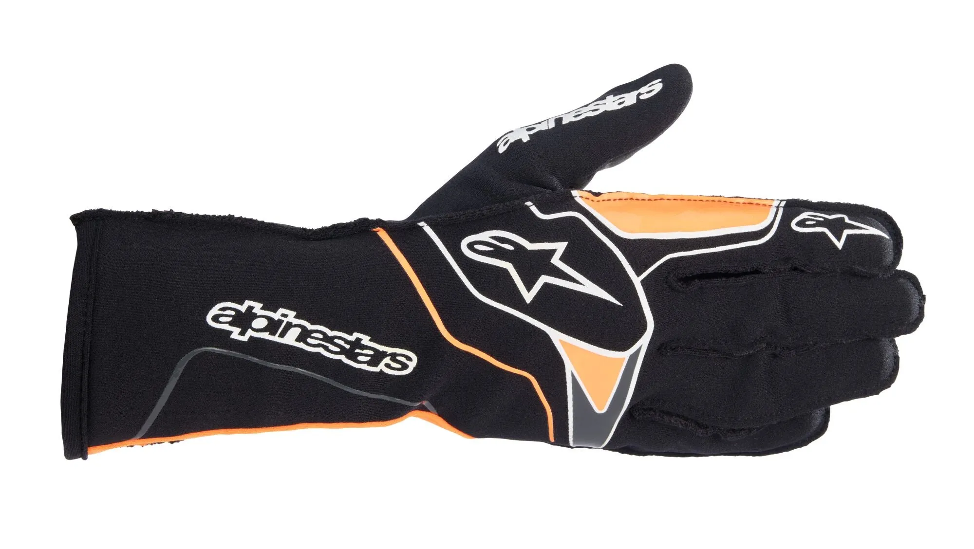 ALPINESTARS 3551823_156_S TECH 1 KX v3 Karting gloves, white/orange fluo, Size S