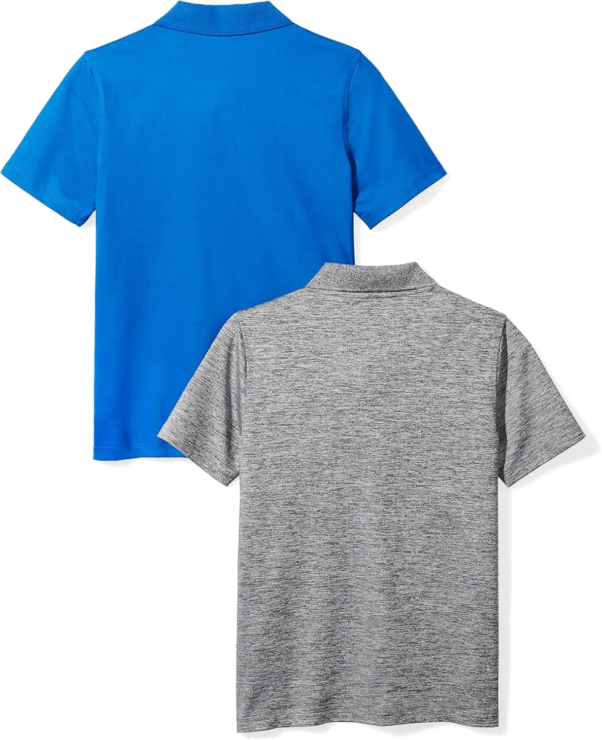 Amazon Essentials Boys and Toddlers' Short-Sleeve Active Performance Polo Shirts, Pack of 2
