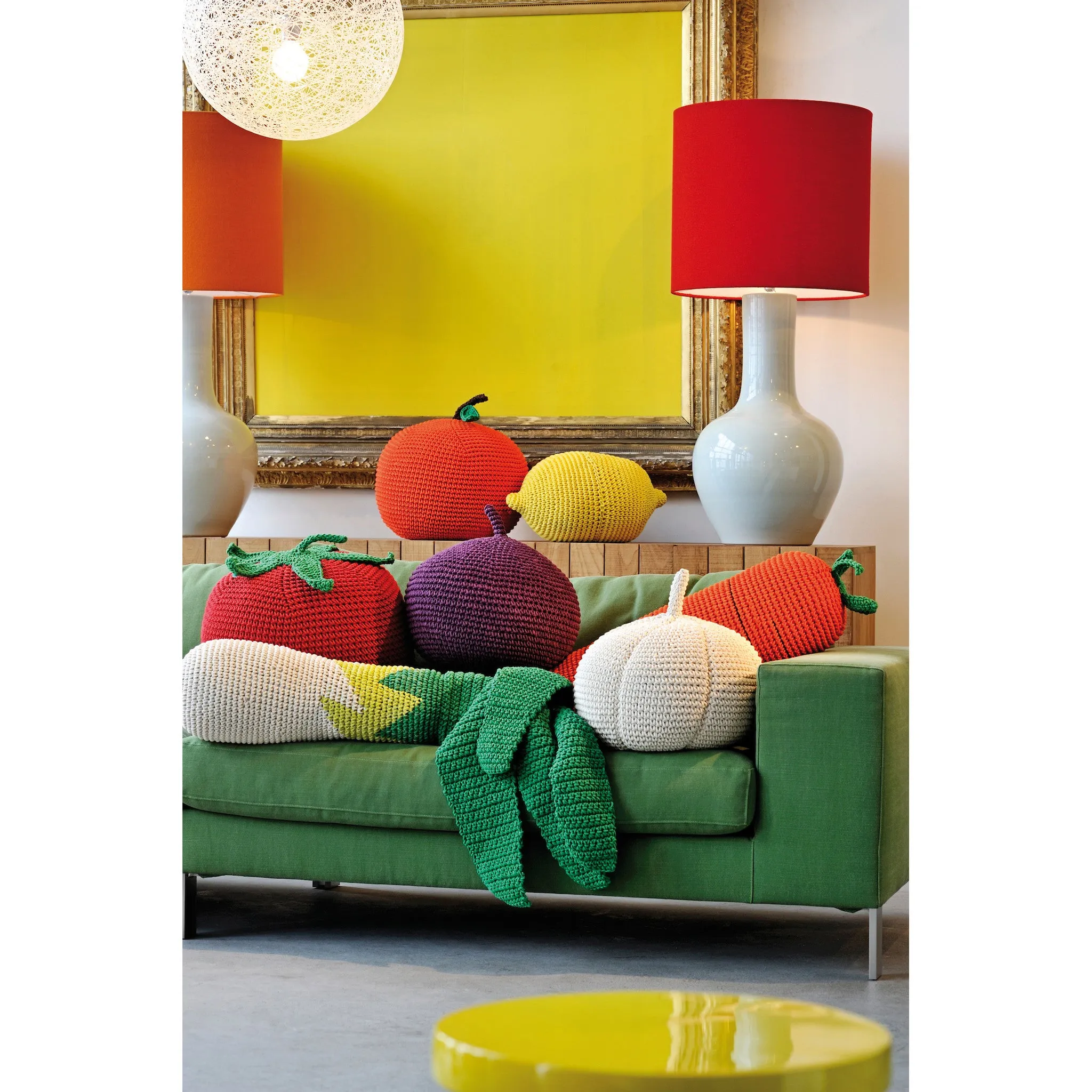 Anne-Claire Petit Apple Rattle Crochet-Bell Mandarin