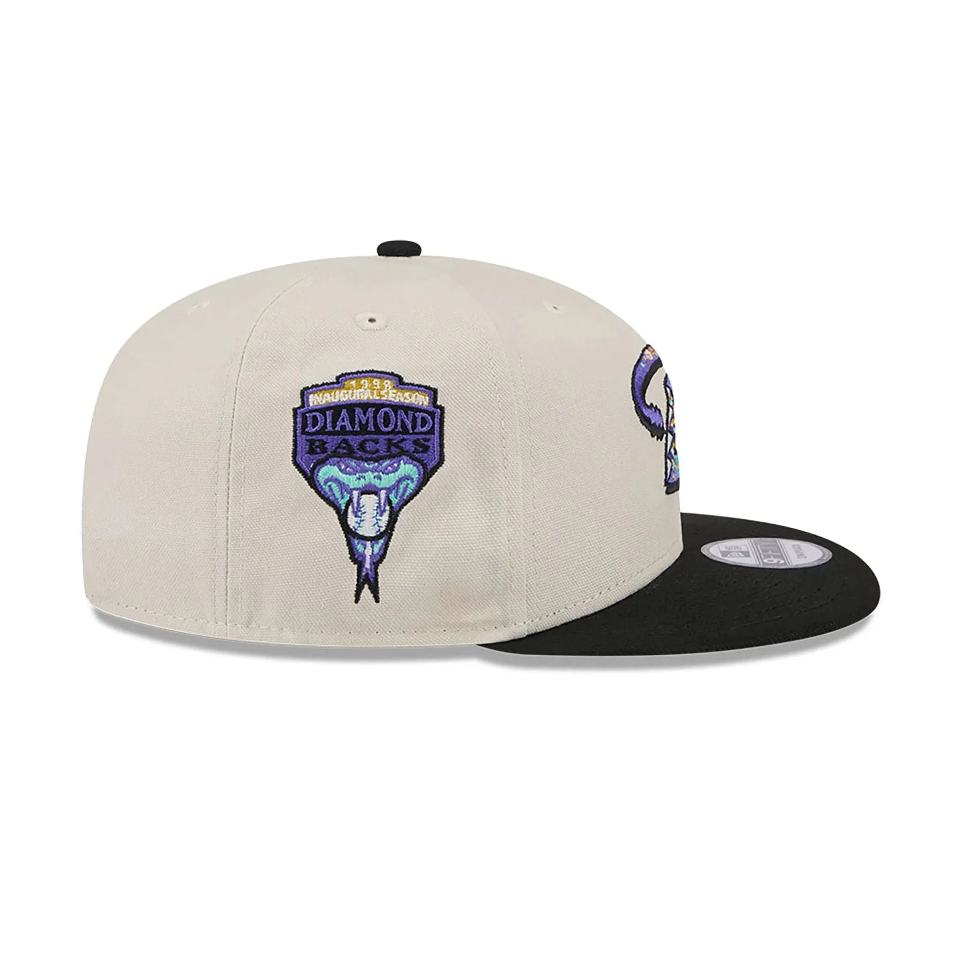 Arizona Diamondbacks Floral Fill Light Beige 9FIFTY Snapback Cap