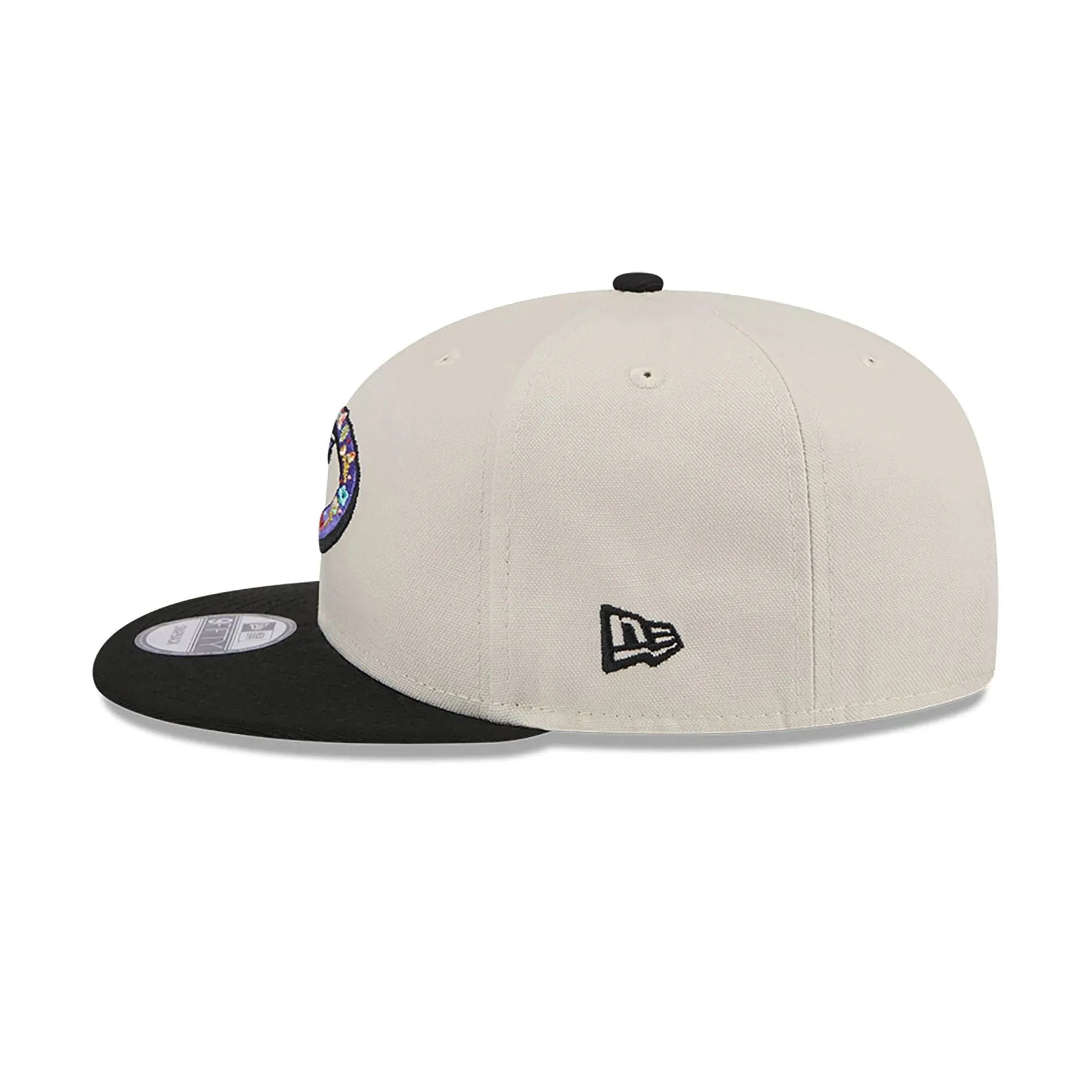 Arizona Diamondbacks Floral Fill Light Beige 9FIFTY Snapback Cap