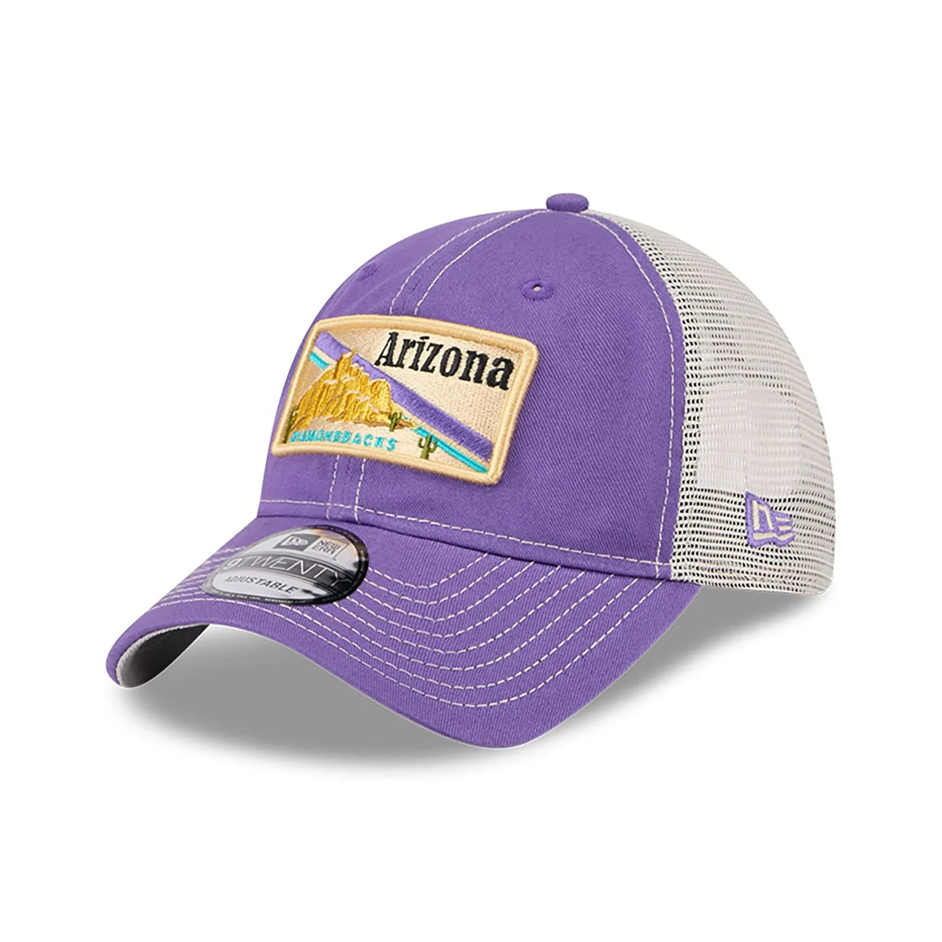 Arizona Diamondbacks State Souvenir White 9TWENTY Adjustable Cap