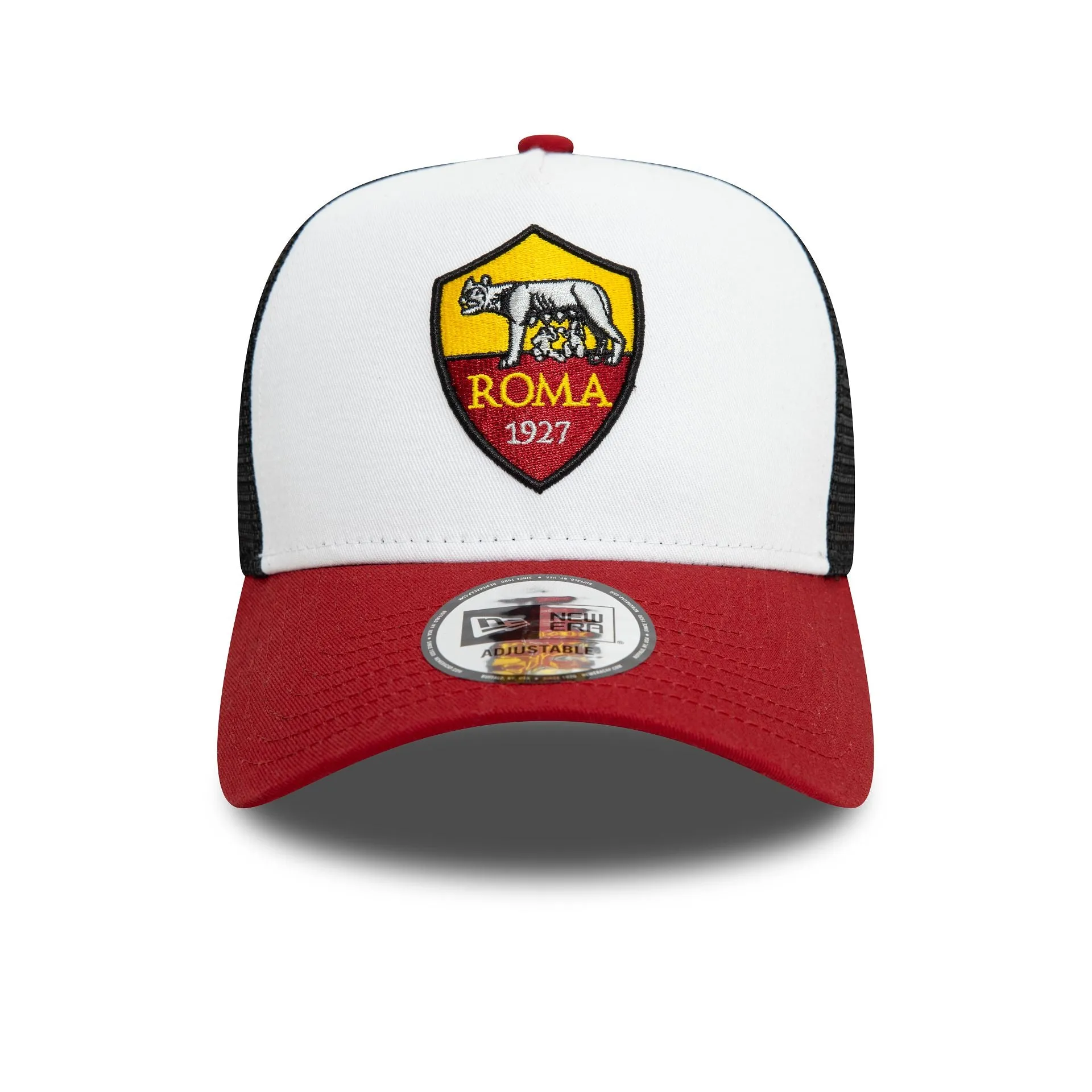 AS Roma Core White 9FORTY E-Frame Adjustable Trucker Cap