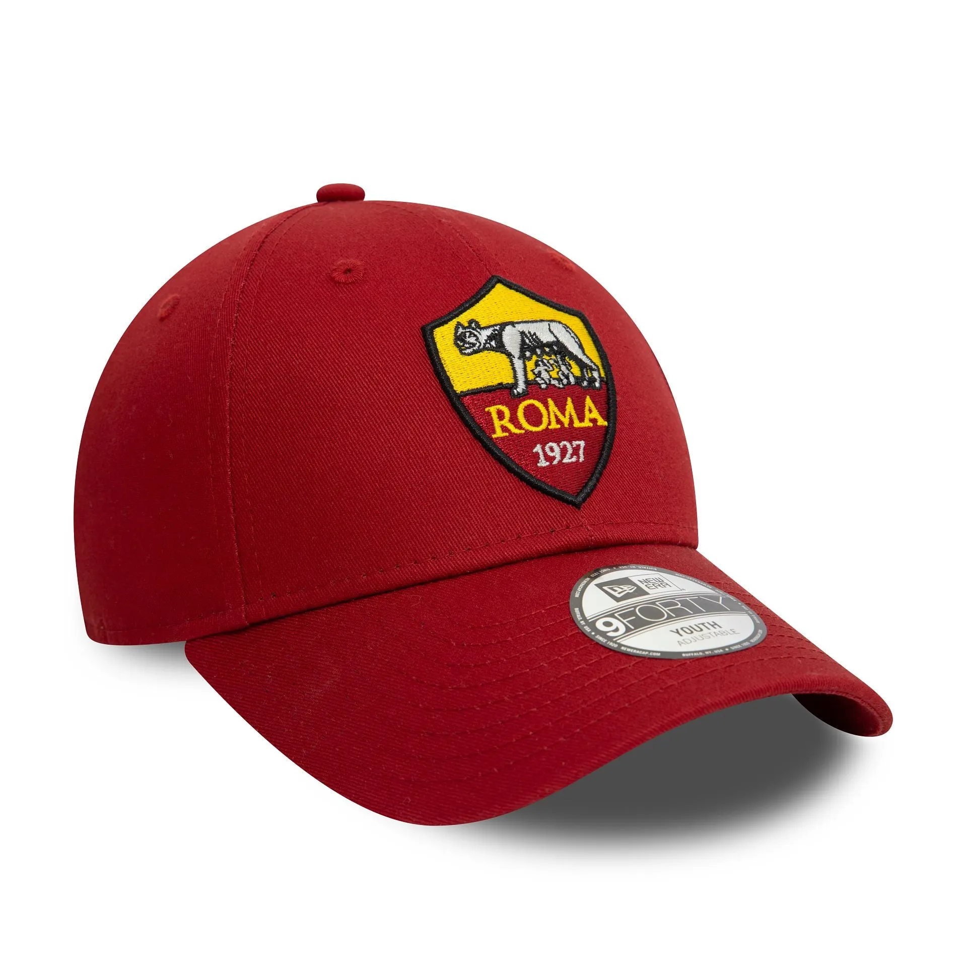 AS Roma Kids Core Dark Red 9FORTY Adjustable Cap