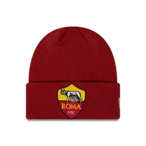 AS Roma Kids Core Dark Red Cuff Knit Beanie Hat