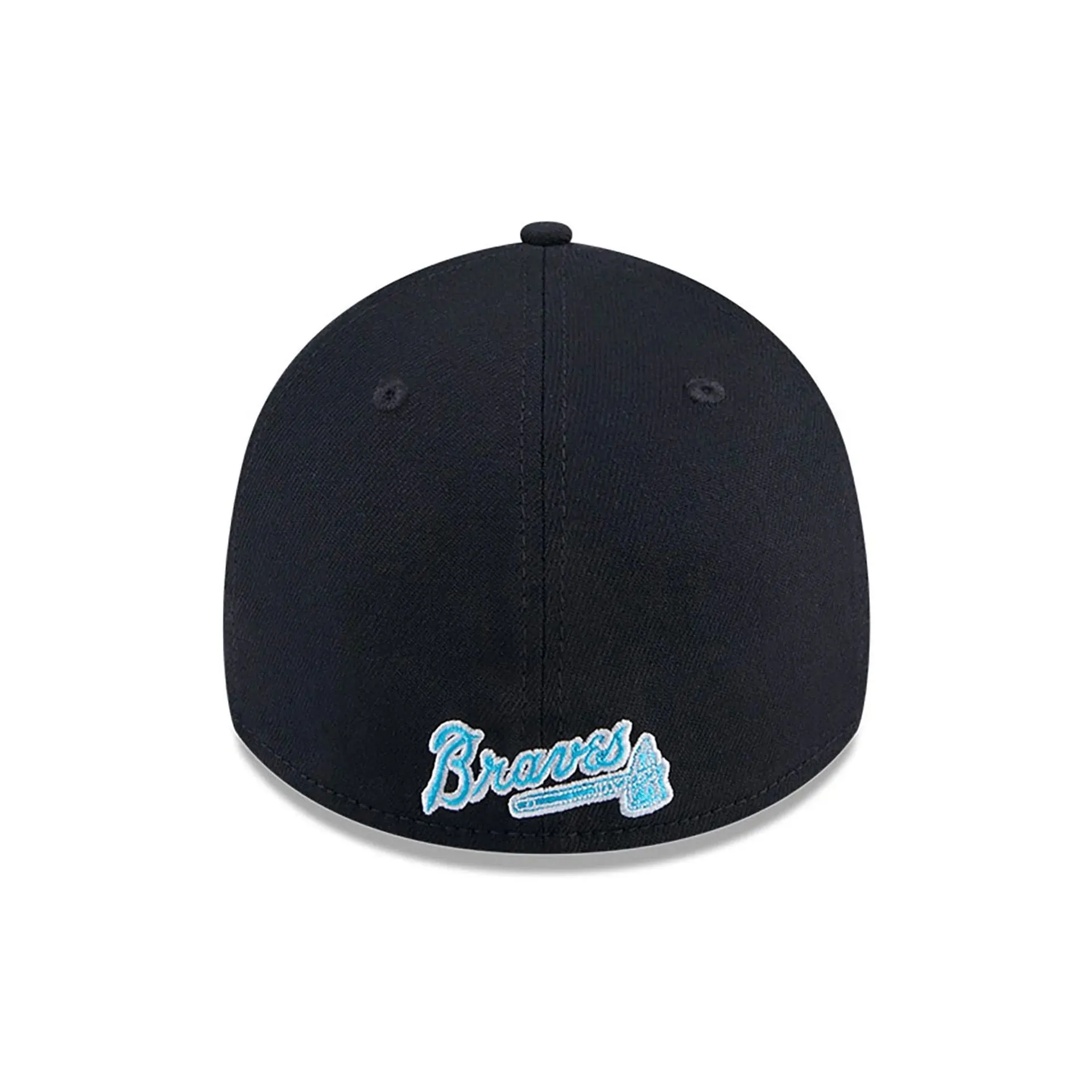Atlanta Braves 2024 Fathers Day Navy 39THIRTY Stretch Fit Cap - Perfect Gift for Dad