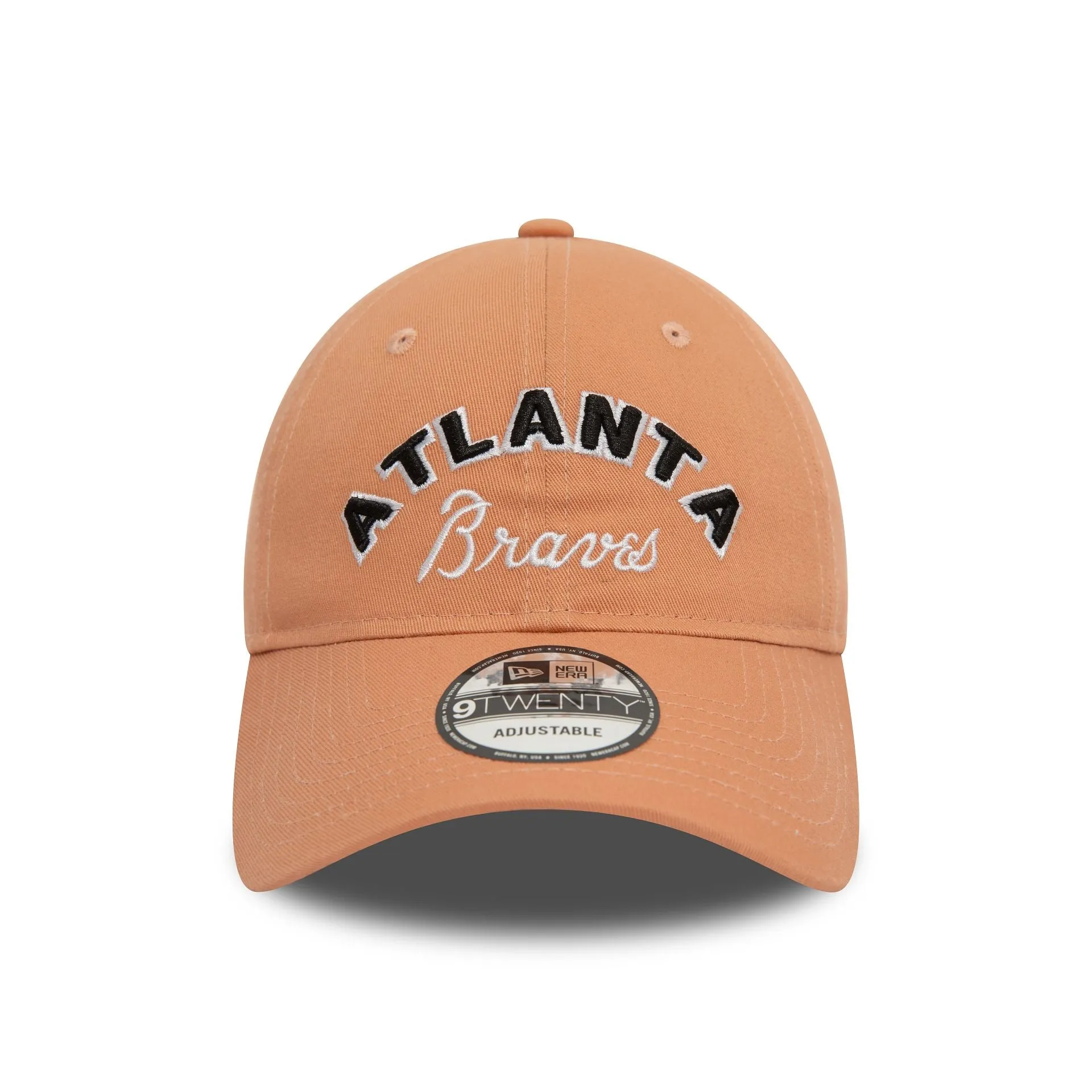 Atlanta Braves MLB Wordmark Brown 9TWENTY Adjustable Cap