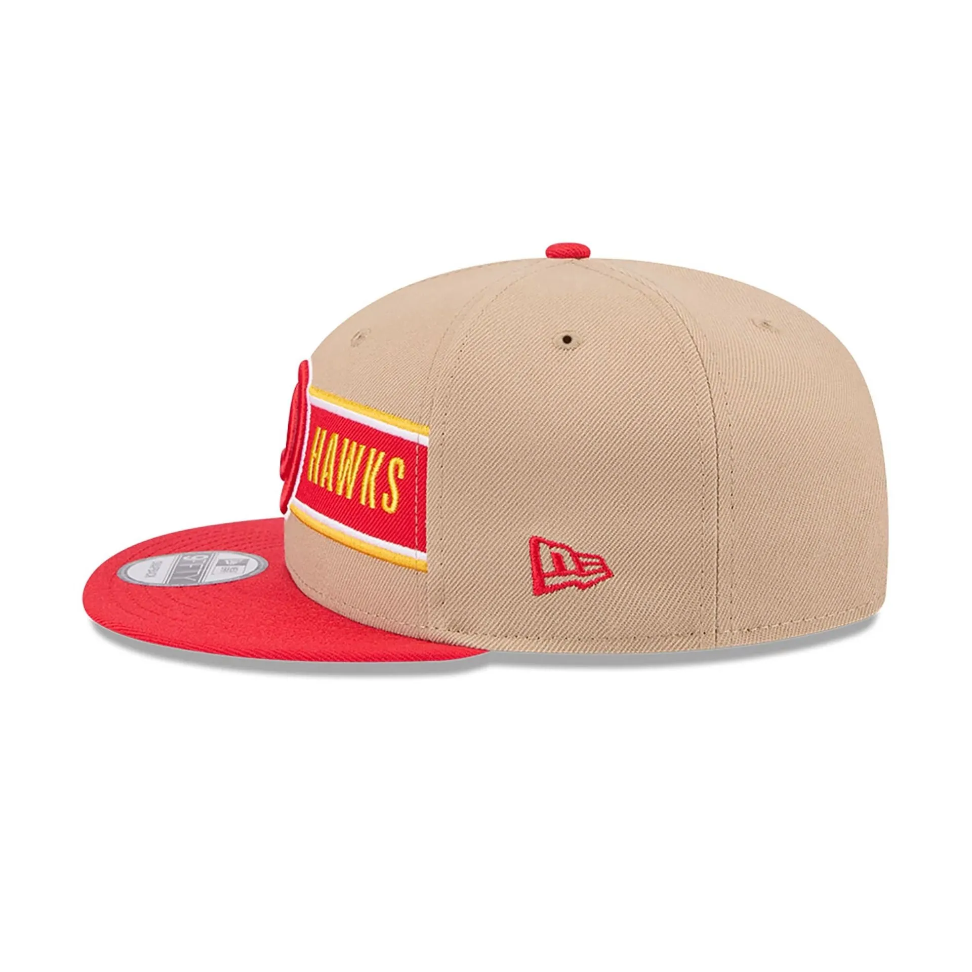 Atlanta Hawks NBA Draft Beige 9FIFTY Snapback Cap