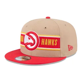 Atlanta Hawks NBA Draft Beige 9FIFTY Snapback Cap