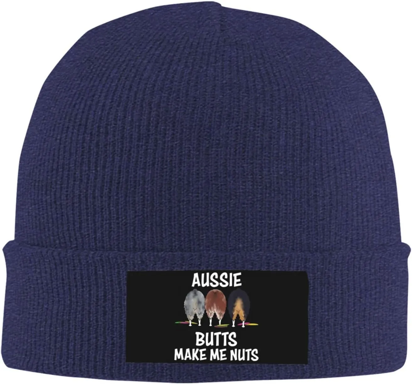 Aussie Butts Make Me Nuts Beanie Hat Winter Warm Skull Beanie for Men Women