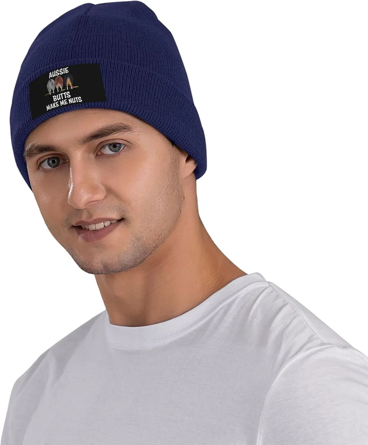 Aussie Butts Make Me Nuts Beanie Hat Winter Warm Skull Beanie for Men Women