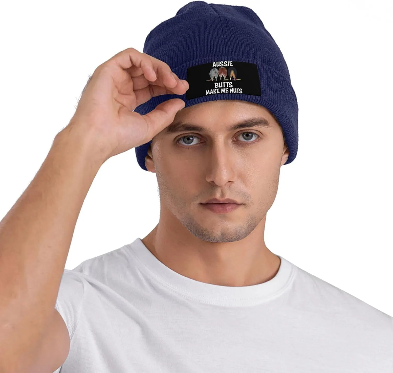 Aussie Butts Make Me Nuts Beanie Hat Winter Warm Skull Beanie for Men Women