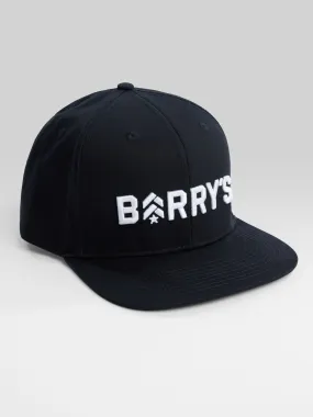 BARRY'S BLACK FLAT BRIM HAT