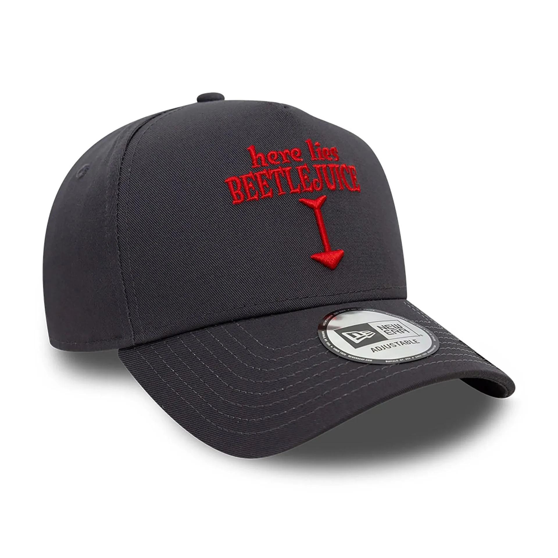Beetlejuice Here Lies Dark Grey 9FORTY E-Frame Adjustable Cap