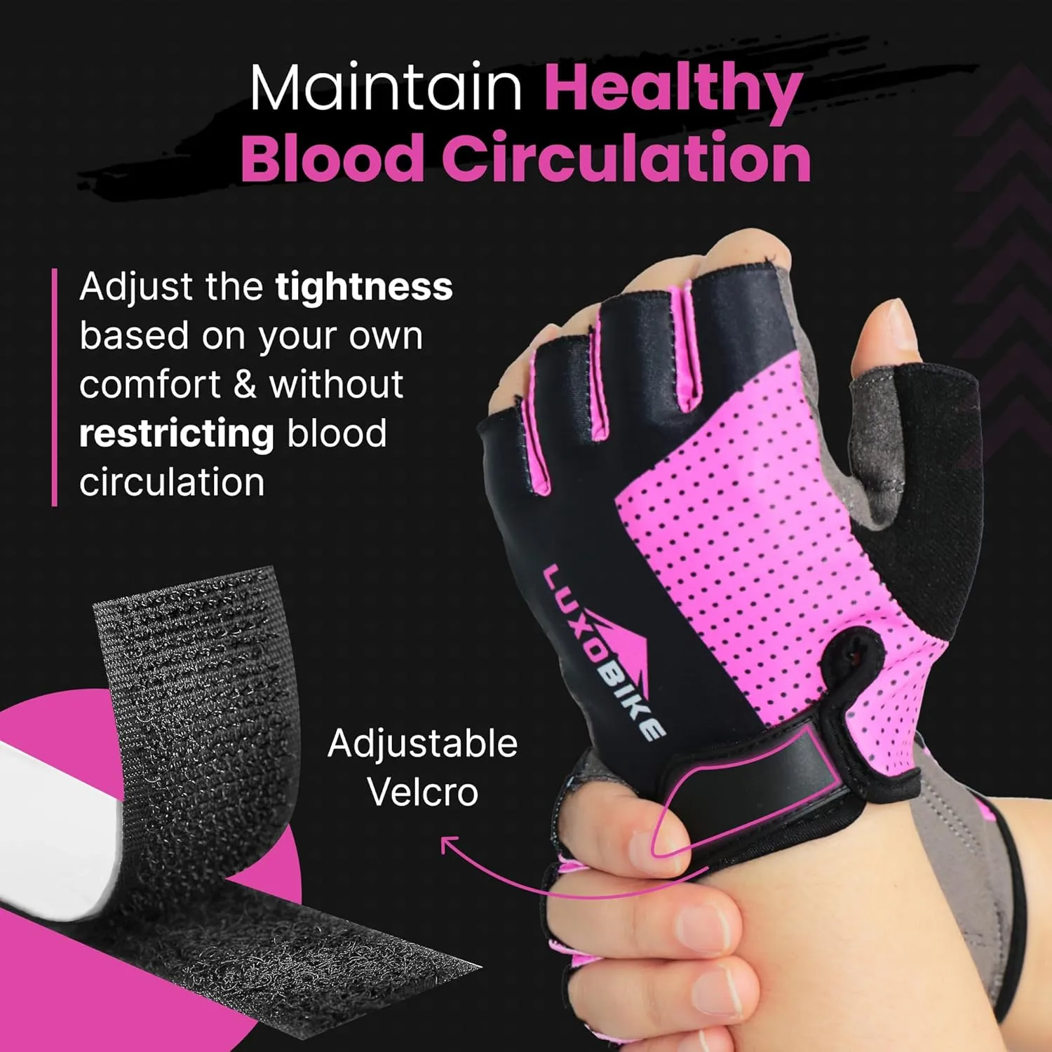 Bike Gloves for Men Cycling Biking Gloves Women - Padded Shock Absorbing Bicycle Riding, Anti-Slip Breahtable Half-Finger 's for Mountain Biker Ebike