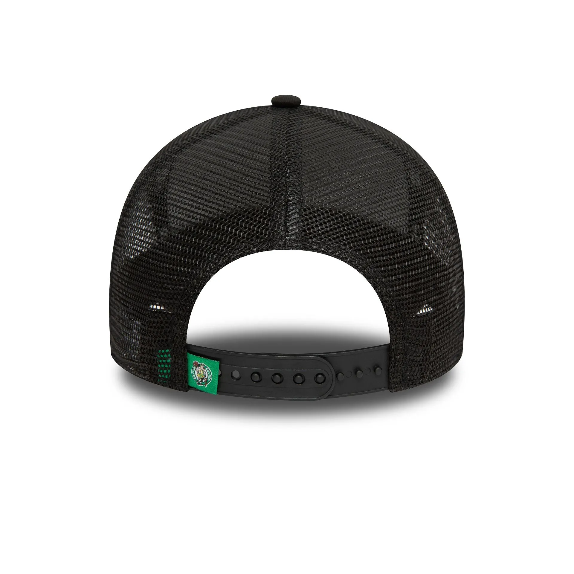 Boston Celtics NBA Team Logo Black A-Frame Trucker Cap