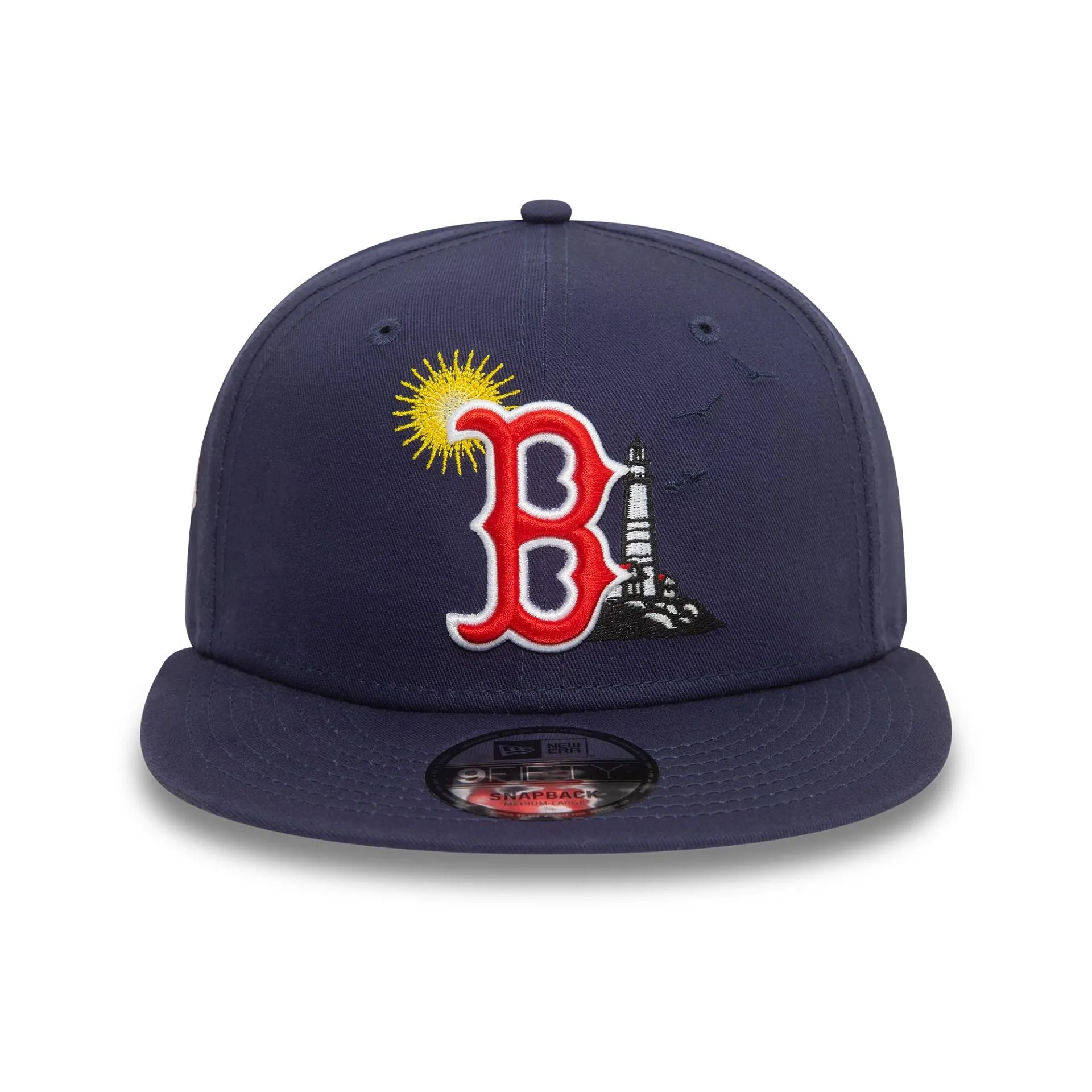 Boston Red Sox MLB Summer Icon Navy 9FIFTY Snapback Cap