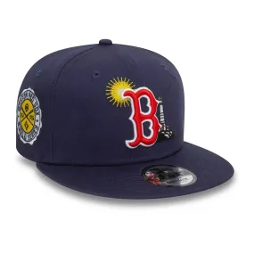 Boston Red Sox MLB Summer Icon Navy 9FIFTY Snapback Cap