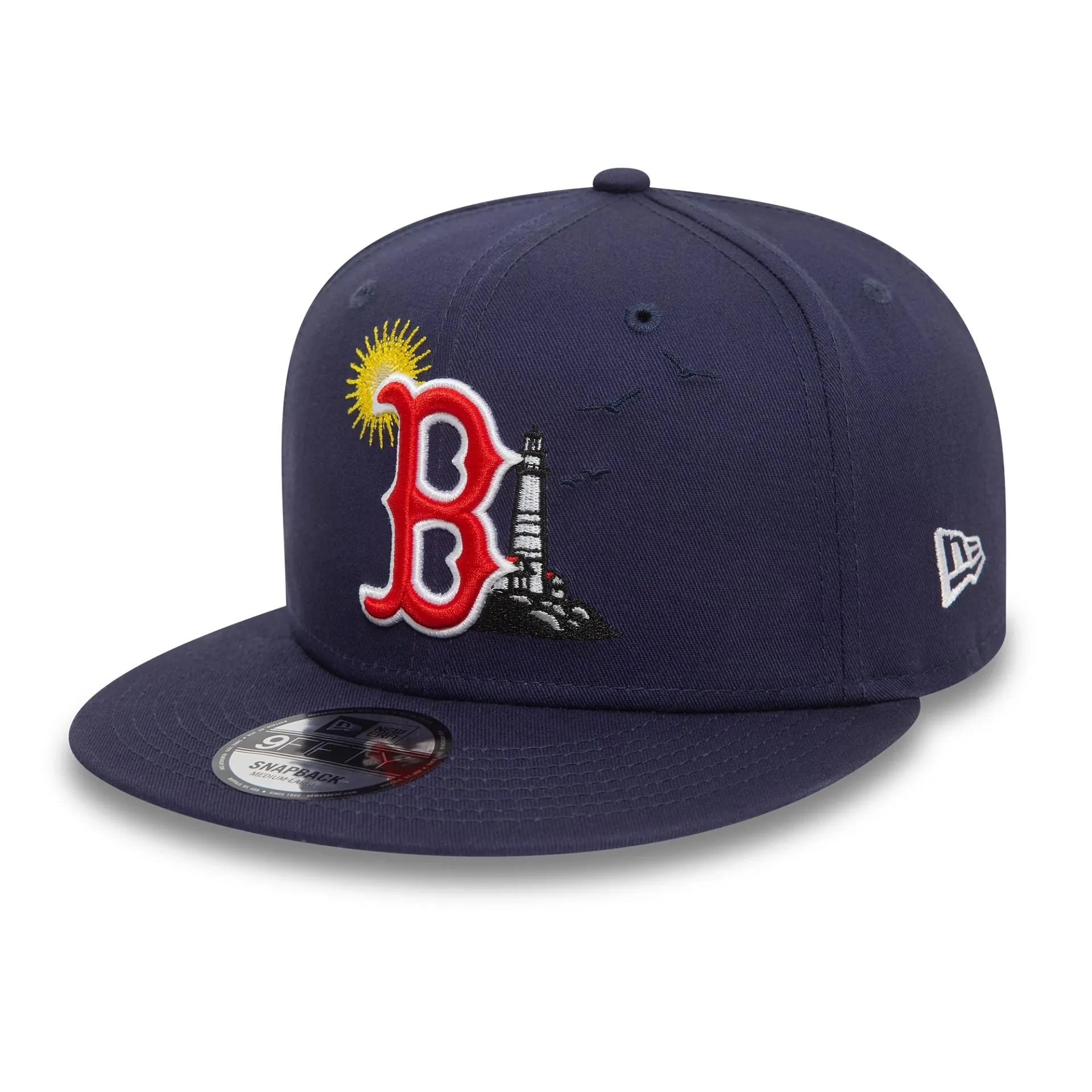 Boston Red Sox MLB Summer Icon Navy 9FIFTY Snapback Cap