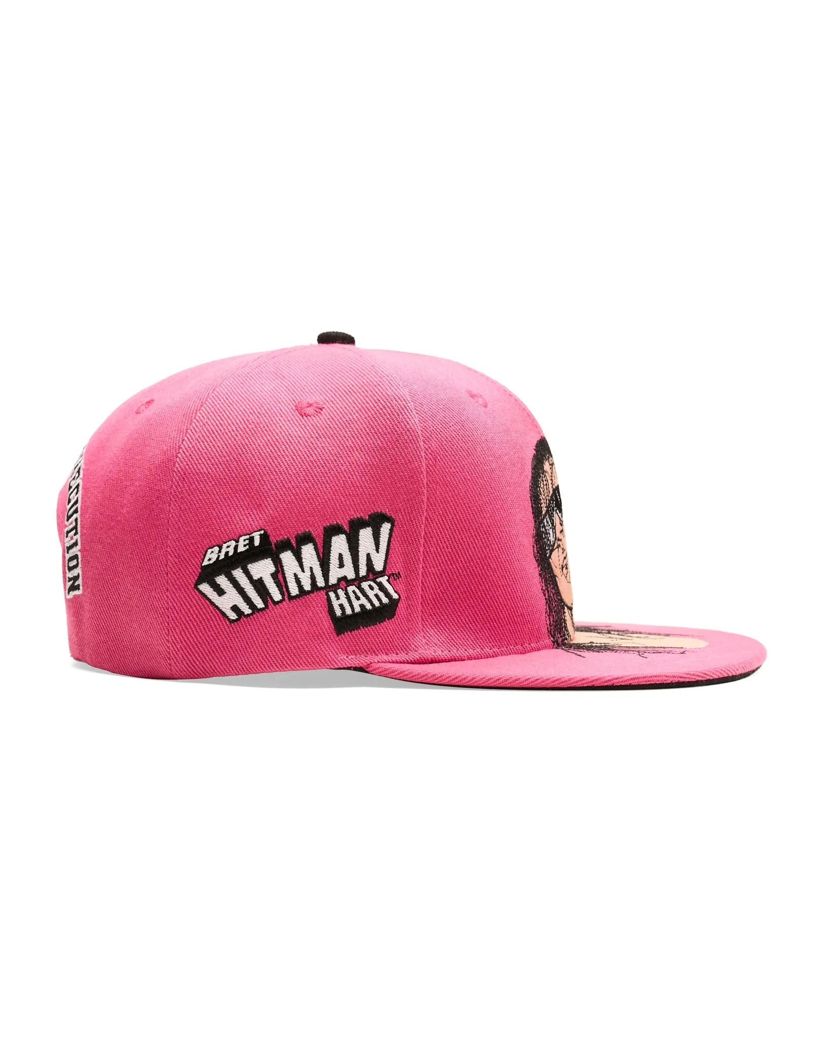 Bret Hart Portrait Snapback Hat