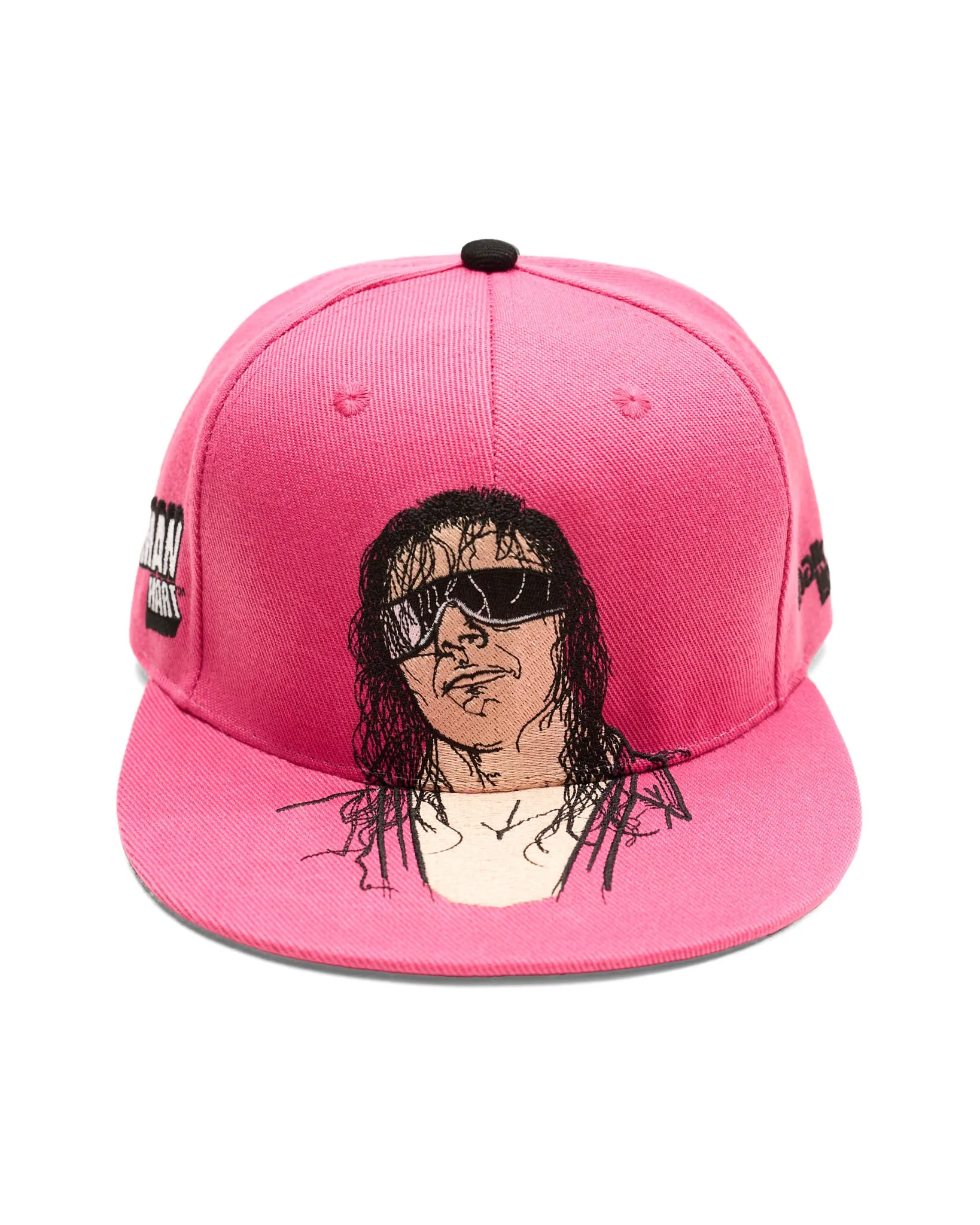 Bret Hart Portrait Snapback Hat