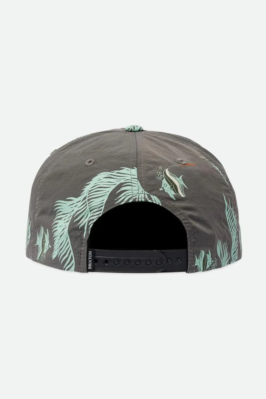 BRIXTON HENSHAW MP SNAPBACK - ALOHA BLACK