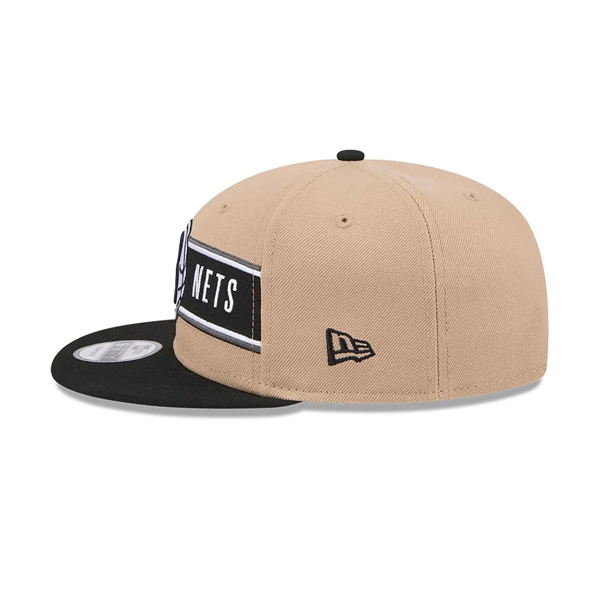 Brooklyn Nets NBA Draft Beige 9FIFTY Snapback Cap