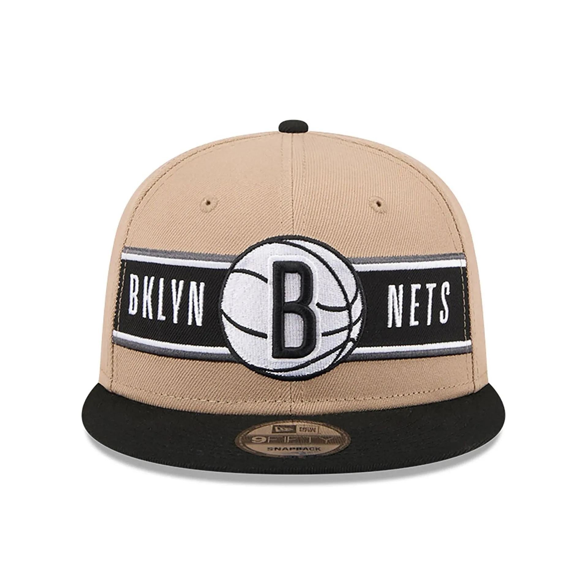 Brooklyn Nets NBA Draft Beige 9FIFTY Snapback Cap