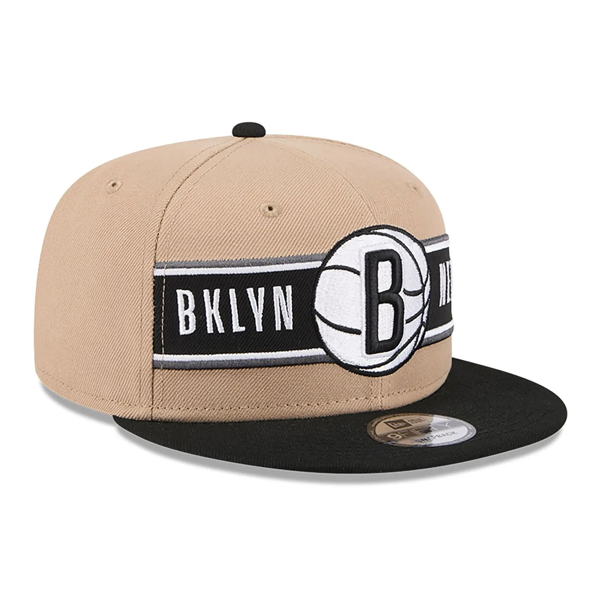 Brooklyn Nets NBA Draft Beige 9FIFTY Snapback Cap