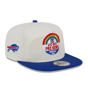 Buffalo Bills Pro Bowl Patch White Golfer Cap
