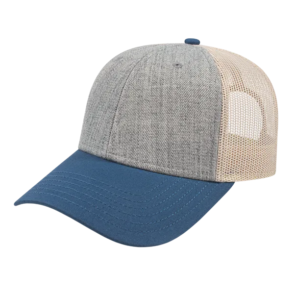 Cap America i3115 - Low Profile Trucker Mesh Back Cap - Blank