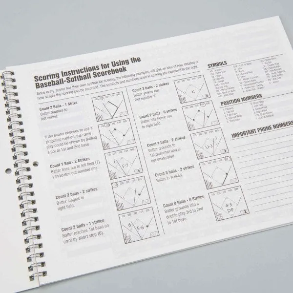 Champro Baseball/Softball Scorebook