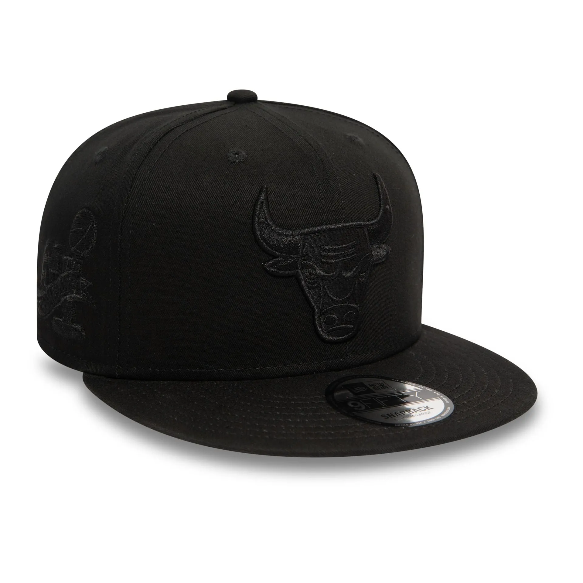 Chicago Bulls Monochrome Black 9FIFTY Snapback Cap