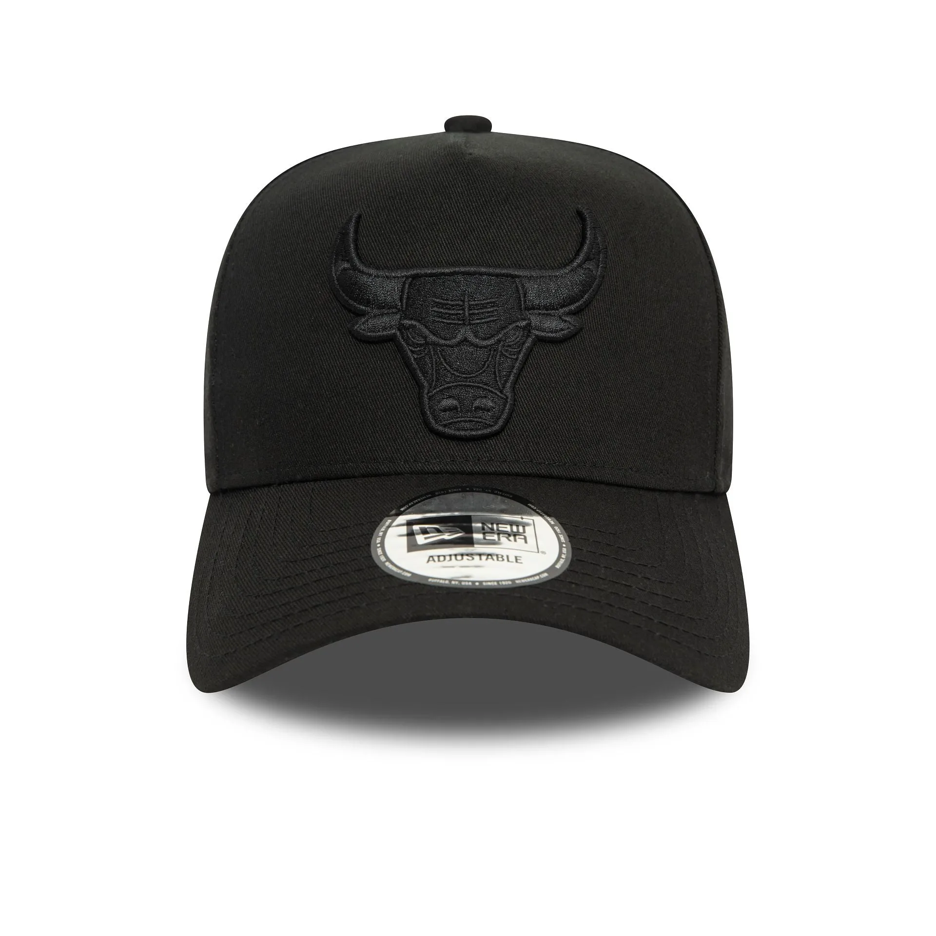 Chicago Bulls Monochrome Black 9FORTY E-Frame Adjustable Cap