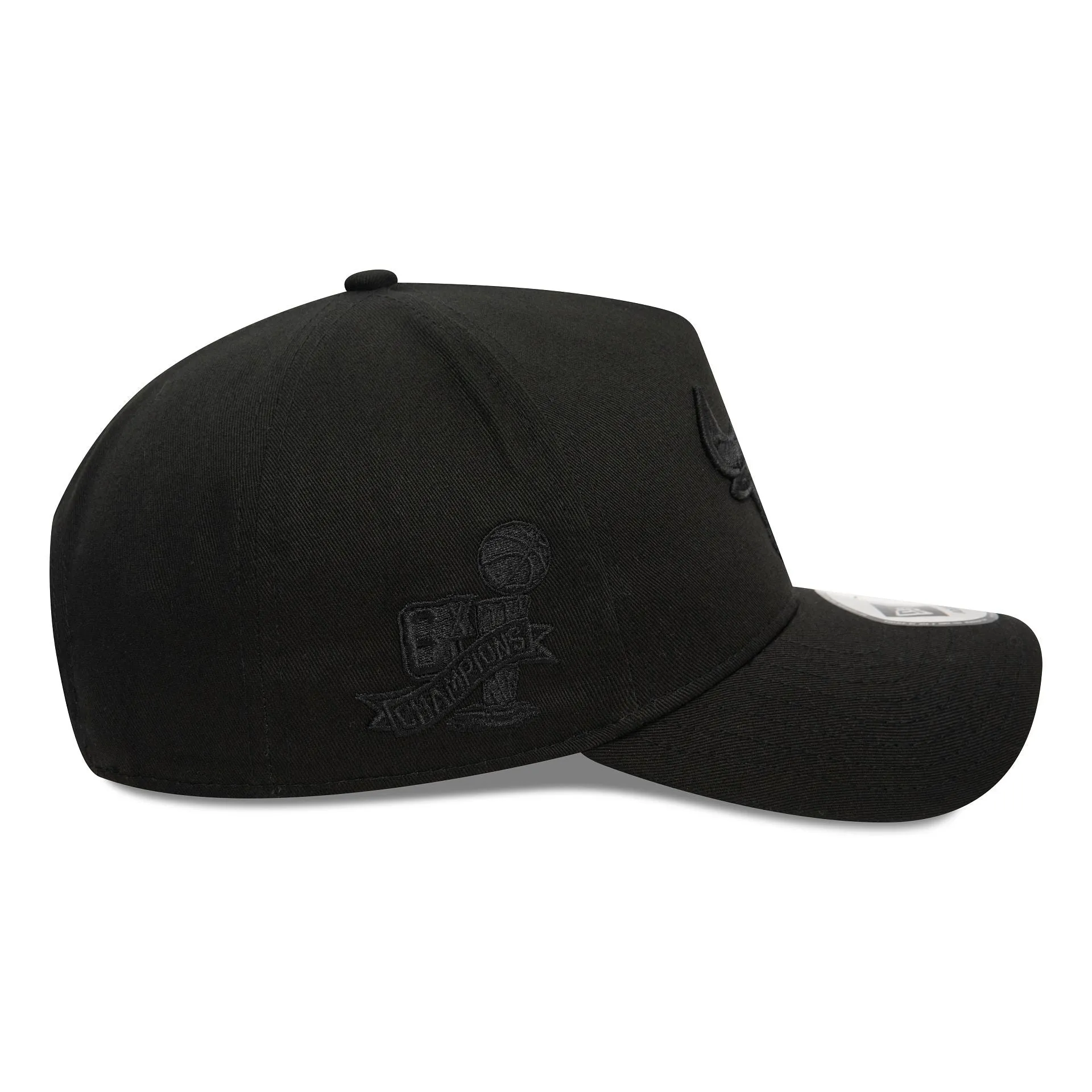Chicago Bulls Monochrome Black 9FORTY E-Frame Adjustable Cap