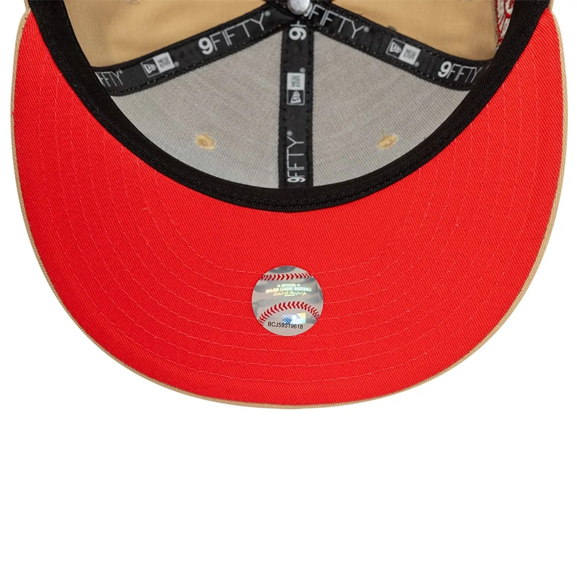 Chicago Cubs MLB Summer Icon Light Beige 9FIFTY Snapback Cap