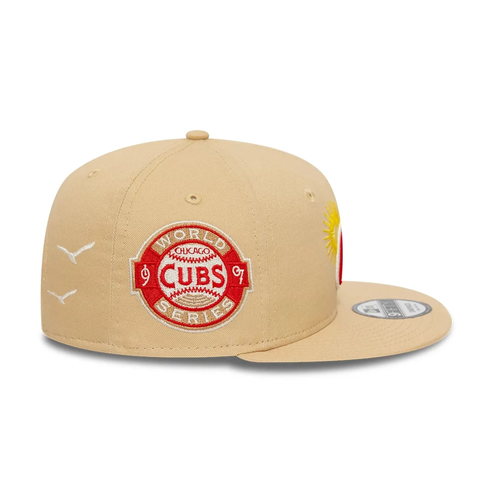 Chicago Cubs MLB Summer Icon Light Beige 9FIFTY Snapback Cap